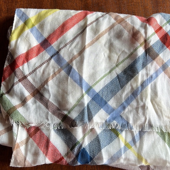 Coach rayon bamboo /silk scarf multicolor - Picture 4 of 5
